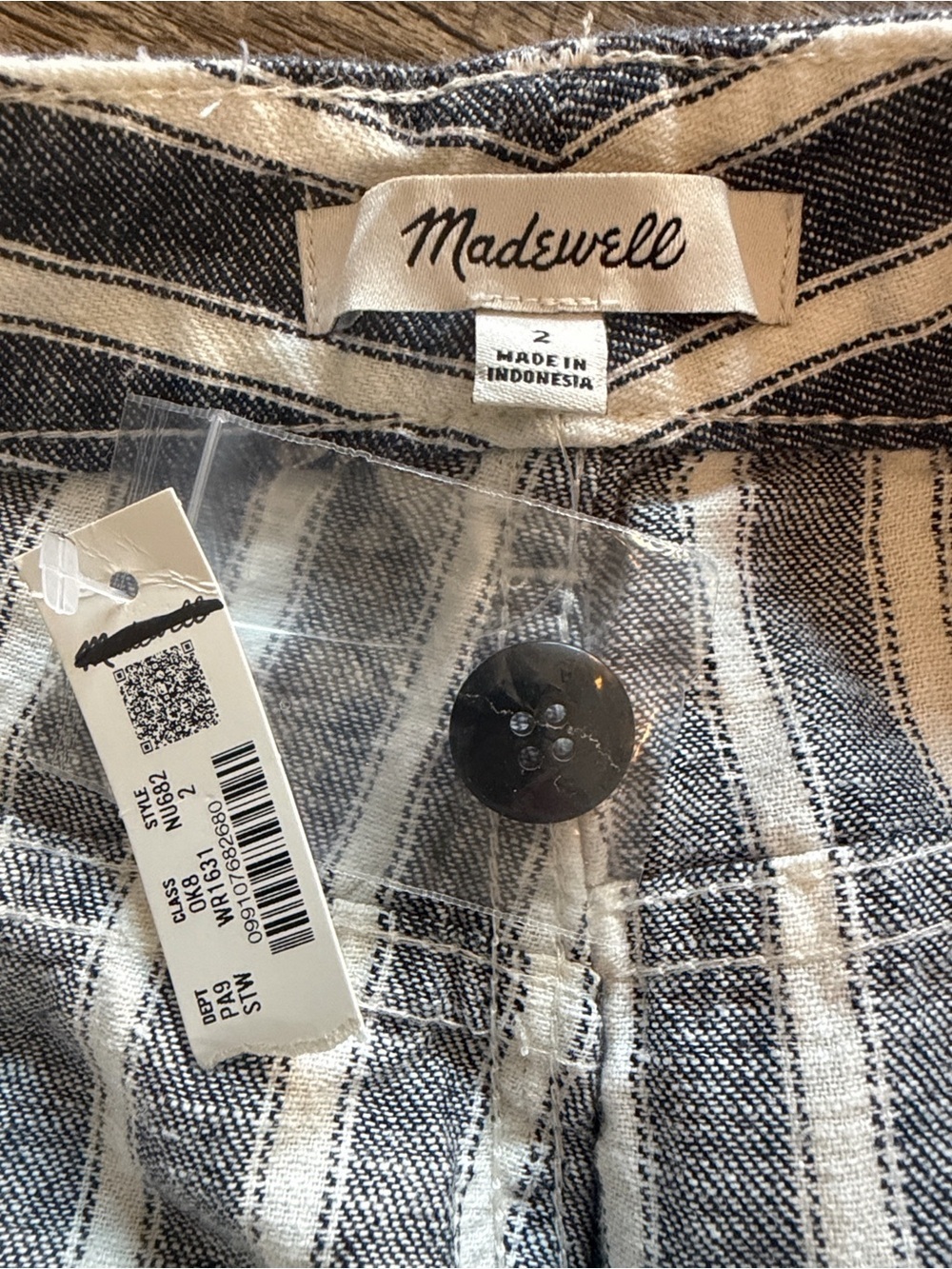 Madewell Zoe Relaxed Wide Leg Pants NWT High Rise Drapey Size 2 - Picture 9 of 10
